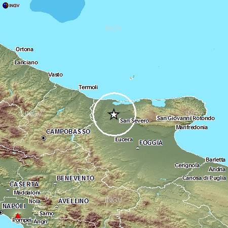 Avvertite 4 Scosse Di Terremoto Al Confine Tra Puglia E Molise